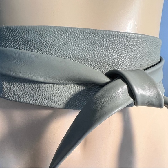 NWT $89 ADA Leather Chia Napa Combo Wrap Belt - Picture 3 of 12